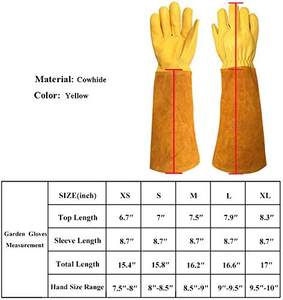 Gants en cuir pour femmes, Protection des mains, pour le travail du jardinage, - Product Image 4
