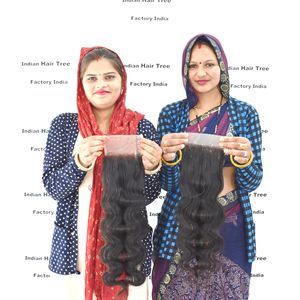 Vente en gros, cheveux vierges bruts, cuticule d'un donneur alignée, aspect naturel, vague de corps, fermeture 4*4, meilleure qualité, style cheveux humains à vendre - Product Image 1