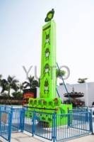 Manèges de parc d'attractions Happy Land, jeux électriques d'extérieur pour enfants, manèges à sauts de grenouille, mini tour de chute libre