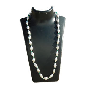 Collier traditionnel en perles argentées pour femmes et filles, fait à la main, tribal, pendentif dolki, nouveau design - Product Image 2