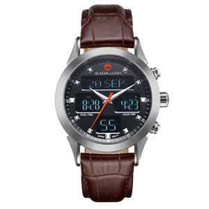 Reloj de Oración Musulmán Islámico, Mayorista de Fábrica, Alfajr para Hombre, Doble Hora, Acero Dorado Rosa, Resistente al Agua, con Indicador de la Dirección de la Qibla - Product Image 6