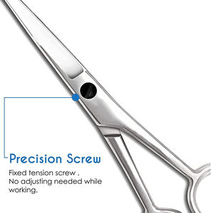 Professional High Carbon Stainless Steel Barber Hairdressing <b>Scissors</b> Sharp <b>Shears</b> with Removable Rings for Beauty Use - Product Image 3