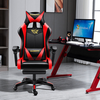 Top Vente Pivotant Racing Chaise De Jeu Ergonomique Confortable En Cuir PU Design Moderne RGB OEM ODM Bureau Ordinateur PC Silla Gamer