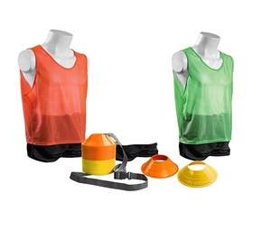 เสื้อกั๊กสำหรับฝึกซ้อมกีฬา,โพลีเอสเตอร์พิมพ์ลายตาข่ายตัวเลขกำหนดได้ตามต้องการ - Product Image 1