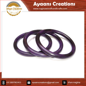 AYAANS Premium Quality <b>Wooden</b> <b>Colour</b> Bangles Handmade Trendy Look for Sale at Wholesale Price <b>Wooden</b> <b>Colour</b> Bangles - Product Image 4