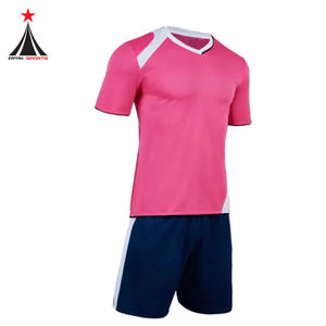 Producto caliente, uniforme de fútbol rosa y azul, uniforme de fútbol para adultos para hombres, ropa deportiva, kit de fútbol para hombres - Product Image 4