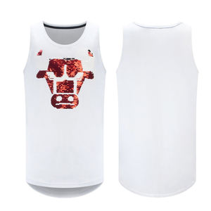 Débardeur sans manches pour hommes, pour le sport, entraînement, séchage rapide, respirant, nouvelle collection 100% - Product Image 4