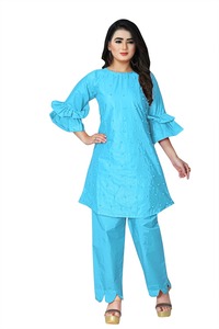 Kurtis femmes coton rayonne Viscose Anarkali dernière conception de mode prêt à porter bas prix Dupatta Jackate robe indienne en gros - Product Image 3