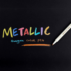 ปากกามาร์กเกอร์ศิลปะ30สี,ปากกาไฮไลท์ DIY อัลบั้มสมุดภาพการ์ดเชิญศิลปะภาพถ่ายปากกาสีโลหะ - Product Image 3