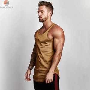 Men's <b>Blue</b> <b>Mesh</b> Tank <b>Top</b> O-Neck Breathable Casual Sleeveless Vest Solid Color Knitted Fit - Product Image 6