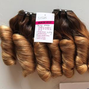 Neelook — refroidisseur avec Extension de cheveux ondulés, reflets rebondissants, chevelure 100% véritable, qualité No1, vente en gros - Product Image 2