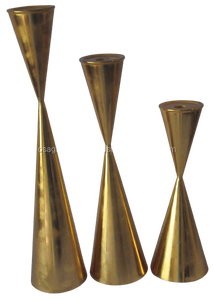 Nueva llegada de METAL latón antiguo vela titular de la decoración de la Navidad vela de hierro soporte mejor venta de la parte superior de la Mesa vela Pilar - Product Image 2