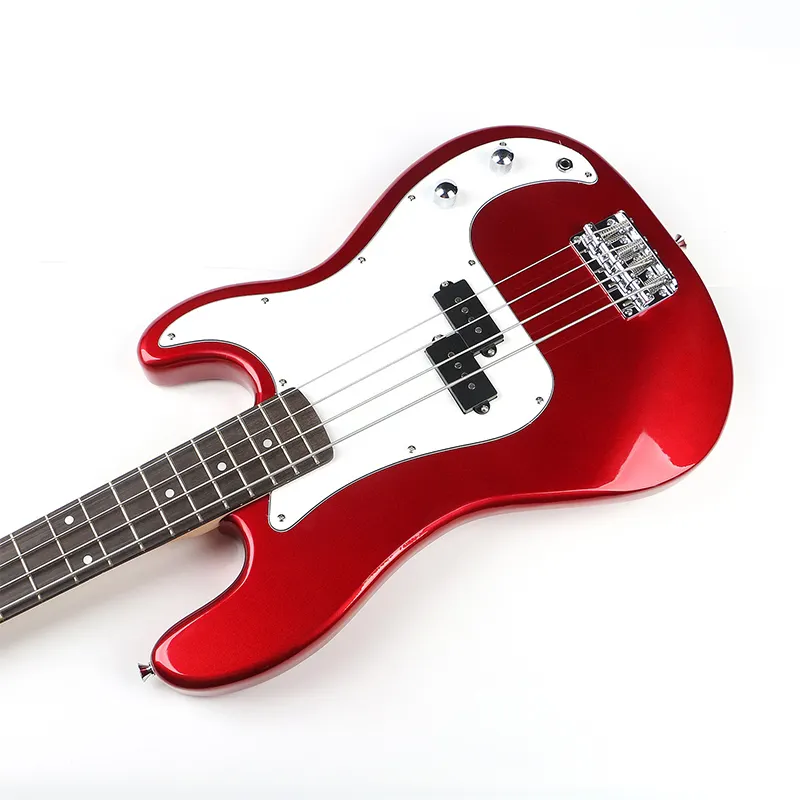 Wholesale Cheap Musical Instruments Basswood High Quality Beginner Electric Bass Guitar