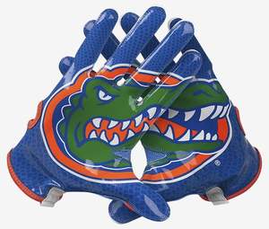 Guantes de receptor de fútbol americano 2024 personalizados con tela de Spandex de Palma adhesiva de PU para Protección deportiva y rendimiento óptimo - Product Image 2