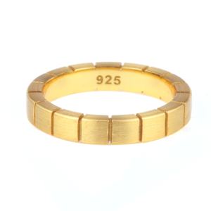 Anillos de plata de ley 925, joyería chapada en oro - Product Image 1