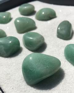 En gros Naturel Vert Aventurine Quartz Tumble Pierre De Style Feng Shui Pierre Précieuse pour Reiki Guérison En Vrac Cristal dégringolé Cailloux - Product Image 2
