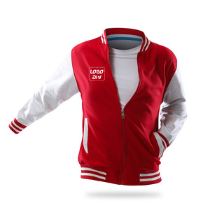 Veste de baseball décontractée en toile pour homme, personnalisable avec logo OEM, coupe ajustée, col montant, style universitaire, idéale pour l'hiver - Product Image 4