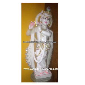 Marbles Krishan Statue - Product Image 1