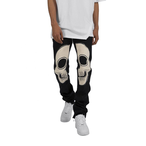 Nouveau design de jeans en denim taille haute 100% coton pour hommes de haute qualité, respirant et lavé, vente en gros - Product Image 1