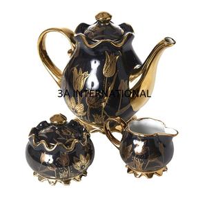 Classic Design Serving <b>Tea</b> <b>Pot</b> For Home Kitchen Used Unique Style <b>Pot</b> Hammered Design Shiny Polished Coffee Server <b>Tea</b> <b>Set</b> - Product Image 2