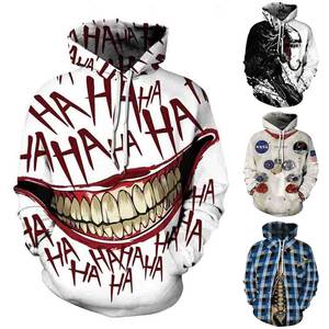Sudadera con capucha para hombre y mujer, con estampado 3D de Horror y Halloween, ropa para parte superior masculina - Product Image 2
