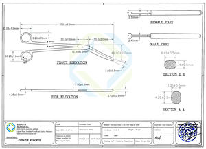 Pinzas tipo Cheatle - Product Image 3