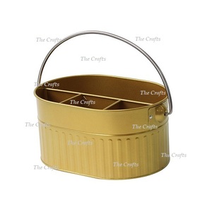 Soporte de cubiertos de tamaño y forma personalizados en soporte de cubiertos galvanizado con asa para uso de vajilla de restaurante - Product Image 2