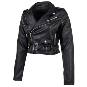 Chaqueta de cuero para mujer, venta al por mayor, servicio OEM, personalizada, para exteriores, con el mejor Material, 2021 - Product Image 2