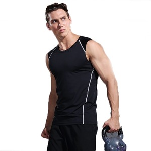 2024 été nouveaux hommes gilet T-Shirt hommes décontracté mode gilet hommes Sport porte sans manches mince été - Product Image 3