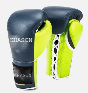 KHASON, MUESTRA CON ENVÍO GRATUITO, NEGOCIABLE, KARACHI, GUANTES DE BOXEO DE CUERO PROFESIONALES DE ALTA CALIDAD, DISEÑO PERSONALIZADO - Product Image 5