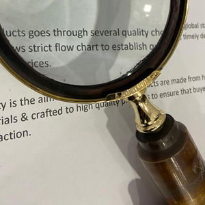 Loupes à main 8 pouces, finition de haute qualité et à fort amplification, à poignée carrée décor de Table - Product Image 3