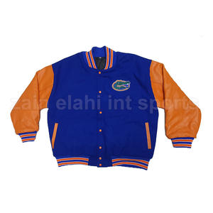 Chaqueta Deportiva Universitaria Personalizada Más Popular con Cuello Alto y Logotipo Bordado en la Parte Delantera, Chaqueta de Invierno de Alta Calidad - Product Image 6