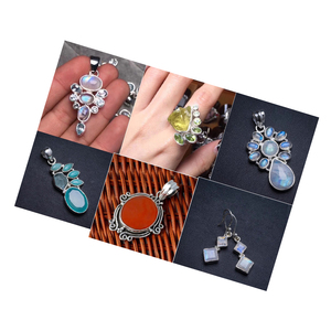Vente directe de l'usine 925 Sterling Silver Gemstone Pendant Charms - Product Image 1