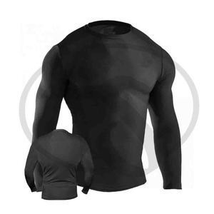 Vêtements de gym à manches longues MMA personnalisés Surfing Rash Guard avec design imprimé par sublimation - Product Image 5