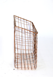 Modern Wall Mounted Iron Metal Copper Plated Magazine Storage Basket Hanging Office <b>File</b> <b>Document</b> Holder Organizer Kitchen - Product Image 4