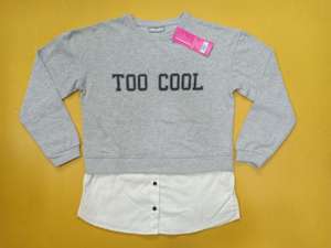 Sweat-shirts à manches longues et col rond pour filles, style élégant, dernières tendances, surplus d'usine, lots de stock du Bangladesh - Product Image 2