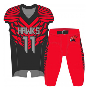 Uniforme de football américain Chemise sublimée Jersey Training Rugby Football Wear Cloths Custom Jersey Football Shorts Sets - Product Image 4