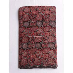 Tela 100% de algodón estampada para vestido, tela de tapicería para manualidades, venta al por mayor, Ajrakh - Product Image 2