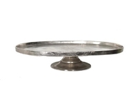 Support à gâteau en métal Antique de 60 cm, avec dôme de verre, décoration de luxe, plateau à desserts de mariage pour Fruit et tasse