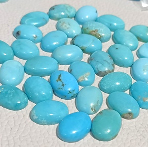 Turquesa calibrada Arizona Plain Sleeping Beauty forma ovalada cabujón de piedras preciosas sueltas fabricación de joyas Natural increíble calidad - Product Image 3