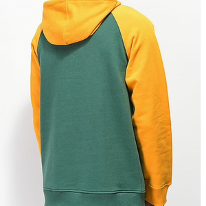 Sweat à capuche multicolore personnalisé pour hommes Pull de taille XL avec demi-fermeture à glissière Polaire à séchage rapide 100% coton - Product Image 3