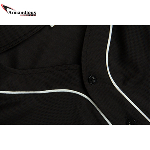 Custom plain uniforms sublimation pullover <b>polyester</b> boys unisex baseball jersey <b>tshirts</b> men - Product Image 4