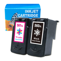 Uniplus — cartouche d'encre PG, 560, CL, 561 XL, avec puce de réinitialisation, pour imprimante Canon Pixma, TS5350, TS5351, TS5353, TS7450