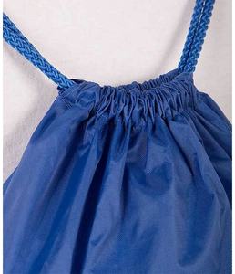 Venta al por mayor impresión personalizada reciclado básico cordón bolsa Cinch Saco de moda poliéster deporte cordón mochilas para los hombres - Product Image 3