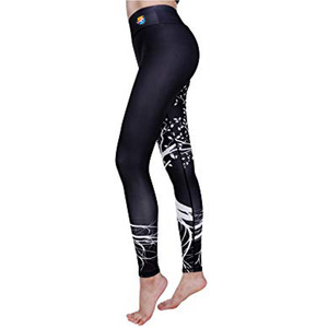 Ladi High Quality Custom Women's Ankle-Length High-Waisted Yoga Pants-Spandex/Polyester Breathable & Quick Dry - Product Image 4