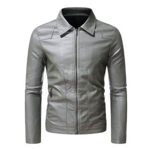Chaquetas de cuero informales para hombre, de talla grande, de buena calidad, a la moda, hechas en Pakistán - Product Image 1