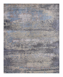 ASTRATTO DISEGNO FATTO A MANO di <span class=keywords><strong>BAMBÙ</strong></span> <span class=keywords><strong>TAPPETO</strong></span> DI SETA 2021 - Product Image 5