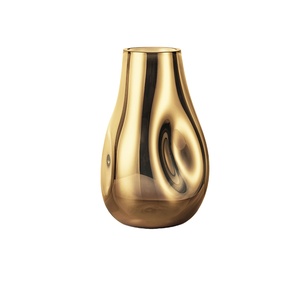 Pot de fleur en laiton de forme ronde de meilleure qualité pot de fleur en gros moderne de pour pièce de style de bureau par artisanat - Product Image 1