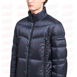 Men's Wind Breaker Jackets Made With Polyester/Nylon Reversible Puffer Jackets - Product Image 5