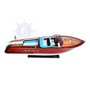 Modèle réduit de bateau Riva Aquarama peint, 170 cm, artisanat en bois, avec support d'exposition, objet de collection, décoration, cadeau, vente en gros - Product Image 2